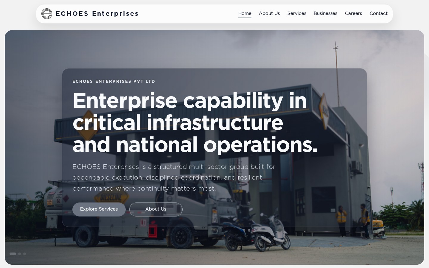 ECHOES Enterprises public homepage