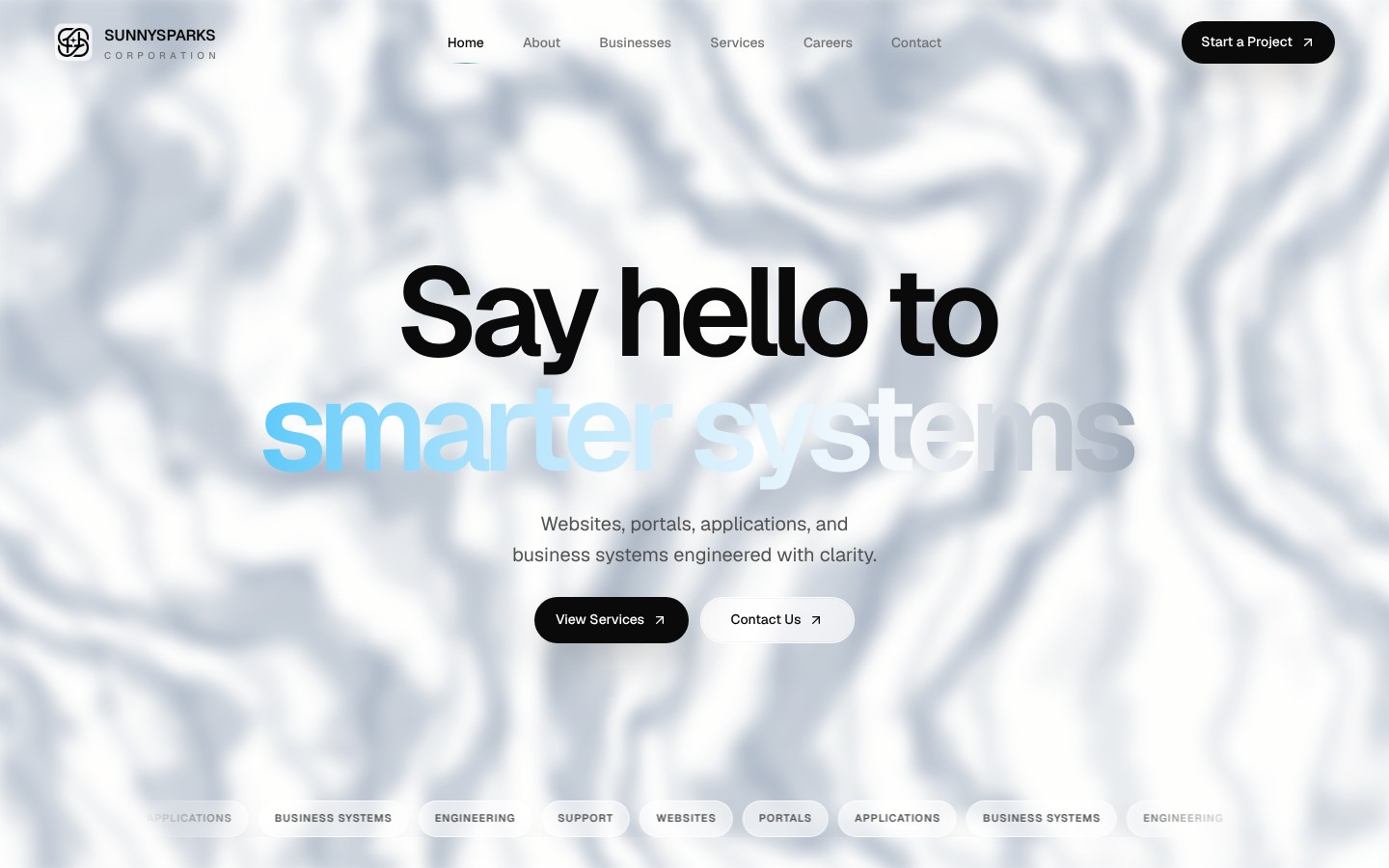SUNNYSPARKS Corporation public homepage